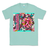 Seafoam survivor breast cancer Classic Tee - AdoDesignShop