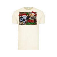 Merry Christmas Heifers Vintage Tee | Teevron
