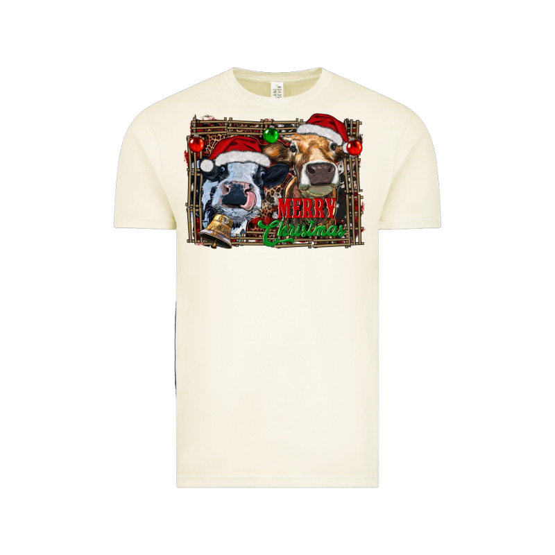 Merry Christmas Heifers Vintage Tee by RanaPortraitStore | Teevron