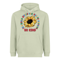 Matcha in a world where you can be anything be kind Heavyweight Hoodie - MaliasSmallBusiness