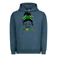 Pigment Midnight Navy Lucky Mama Urban Hoodie - Bettercallsaul
