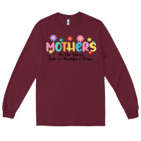 Burgundy mothers are like flower Long Sleeve Tee - JahusDesignShop