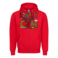 Red santa's favorite cxm Zipper Hoodie - Jasminsmagicworld