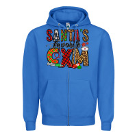 True Royal santa's favorite cxm Zipper Hoodie - Jasminsmagicworld