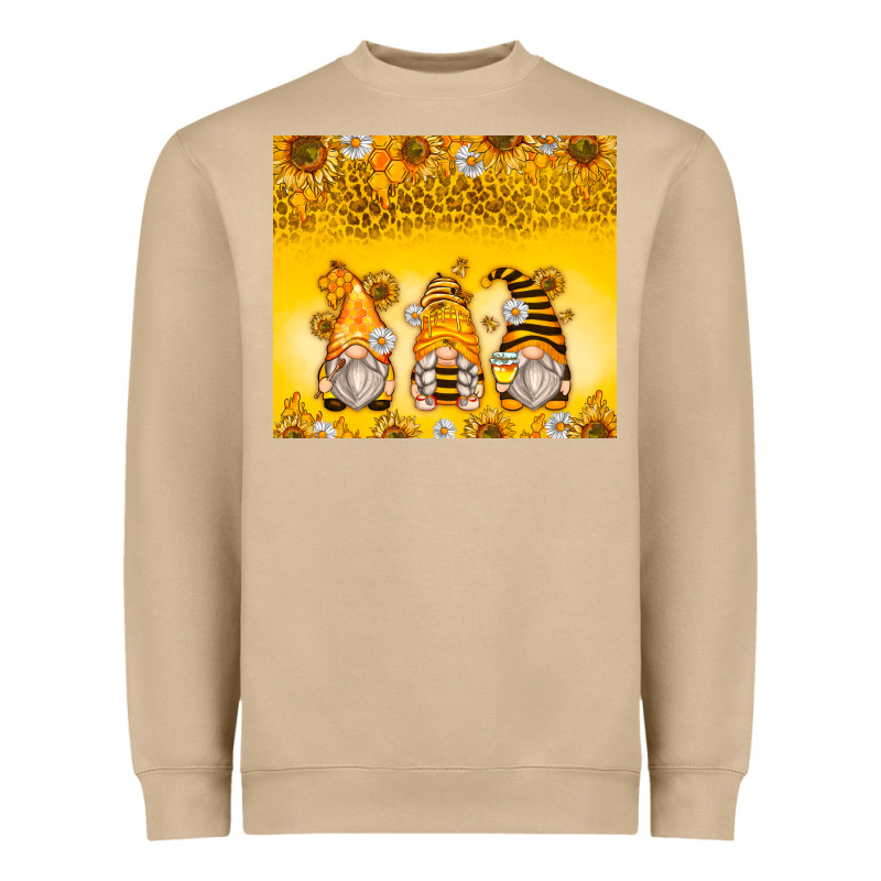 Bumble Bee Gnomes Heavyweight Sweatshirt by Zillion Design Studio | Teevron