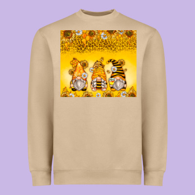 Heavyweight Sweatshirt bumble bee gnomes