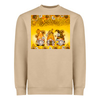 Mushroom bumble bee gnomes Heavyweight Sweatshirt - Zillion Design Studio