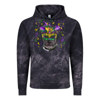 Cloud Black mardi gras  mask pitbull Vintage Hoodie - RanaPortraitStore