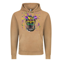 Vintage Camel mardi gras  mask pitbull Vintage Hoodie - RanaPortraitStore