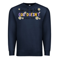 Navy when all else fails god doesnt Premium Sweatshirt - MaliasSmallBusiness