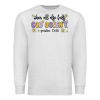 Oatmeal Heather when all else fails god doesnt Premium Sweatshirt - MaliasSmallBusiness