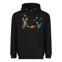 Black autism awareness Heavyweight Hoodie - MaliasSmallBusiness