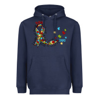 Navy autism awareness Heavyweight Hoodie - MaliasSmallBusiness