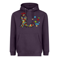Plum autism awareness Heavyweight Hoodie - MaliasSmallBusiness