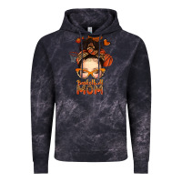 Cloud Black basketball messy bun mom Vintage Hoodie - texasbilliewilder