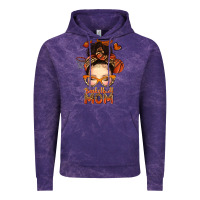 Cloud Purple basketball messy bun mom Vintage Hoodie - texasbilliewilder