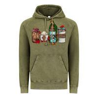 Vintage Olive our lady of guadalupe coffee Vintage Hoodie - JahusDesignShop