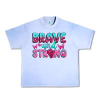 Grape Ice Brave and Strong Urban Heavy Tee - texasbilliewilder
