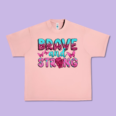 Brave And Strong Urban Heavy Tee Designed By Texasbilliewilder