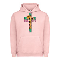 Pigment Salmon Believe Cross Urban Hoodie - Bettercallsaul