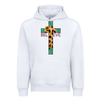White Believe Cross Urban Hoodie - Bettercallsaul