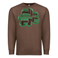 Chestnut st patricks day shamrock typography Premium Sweatshirt - MaliasSmallBusiness