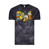 Cloud Black lacrosse coffee cups Vintage Tee - Zillion Design Studio