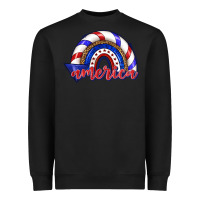Black America rainbow Heavyweight Sweatshirt - texasbilliewilder