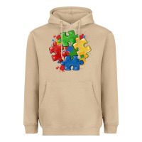 Mushroom autism puzzles Heavyweight Hoodie - MaliasSmallBusiness