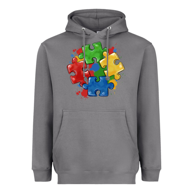 Autism Puzzles Heavyweight Hoodie by MaliasSmallBusiness | Teevron