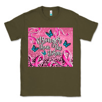 Army Green stronger than the stormcancer Classic Tee - AdoDesignShop