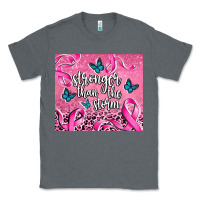 Charcoal Heather stronger than the stormcancer Classic Tee - AdoDesignShop