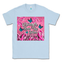 Dusty Blue stronger than the stormcancer Classic Tee - AdoDesignShop