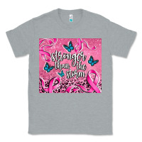 Heather Grey stronger than the stormcancer Classic Tee - AdoDesignShop