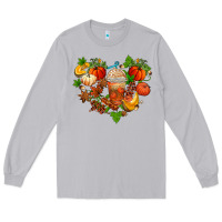 Moon Dust fall pumpkin heart Long Sleeve Tee - AdoDesignShop