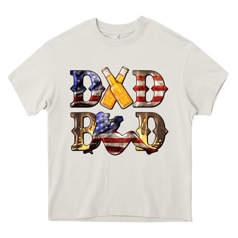 American Dad Bod Heavy Core Tee by LillyAllenDesigns | Teevron