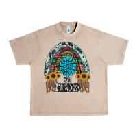 French Oak western rainbow  be kind Urban Heavy Tee - RanaPortraitStore