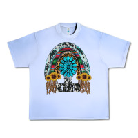 Grape Ice western rainbow  be kind Urban Heavy Tee - RanaPortraitStore