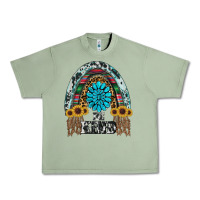 Oil Green western rainbow  be kind Urban Heavy Tee - RanaPortraitStore