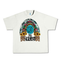 Pistachio western rainbow  be kind Urban Heavy Tee - RanaPortraitStore