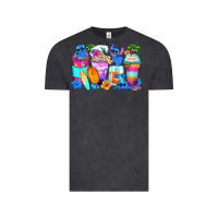 Vintage Black stitch summer coffee cups Vintage Tee - Zillion Design Studio