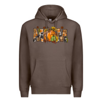 Coffee Western Mom With Pumpkins Premium Hoodie - BundleAndBundleShop