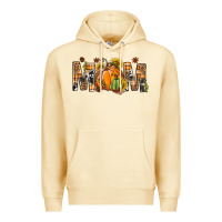 Pina Colada Western Mom With Pumpkins Premium Hoodie - BundleAndBundleShop