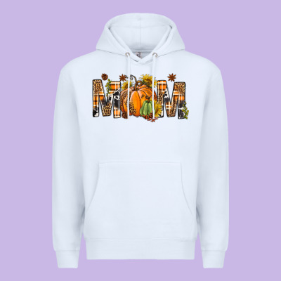 Western Mom With Pumpkins Premium Hoodie Designed By Bundleandbundleshop