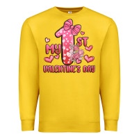 Lemon my first valentines day Premium Sweatshirt - MaliasSmallBusiness