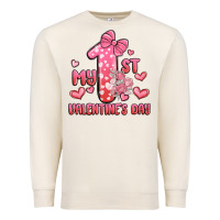 Sandshell my first valentines day Premium Sweatshirt - MaliasSmallBusiness