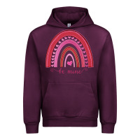 Mauve Wine Valentines Day Rainbow Urban Hoodie - Bettercallsaul