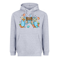 Heather Grey boy happy easter Heavyweight Hoodie - MaliasSmallBusiness
