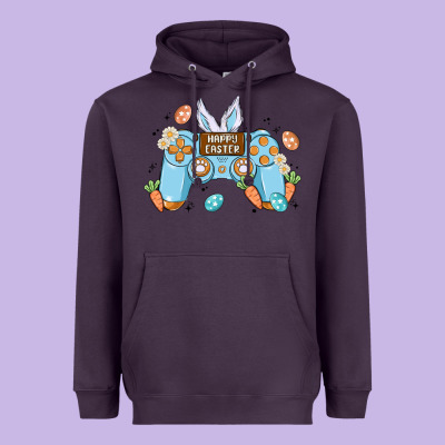 Boy Happy Easter Heavyweight Hoodie Designed By Maliassmallbusiness