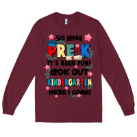 Burgundy so long pre k Long Sleeve Tee - JahusDesignShop